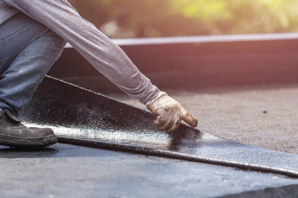 Professional Waterproofing technician working in Northfield, NJ